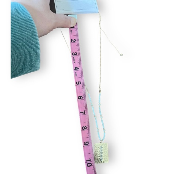 Melrose and Market Gold Tone Necklace with Unique Geometric Crystal Pendant - Picture 8 of 9